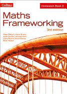 Portada de Maths Frameworking -- Homework Book 3 [Third Edition]
