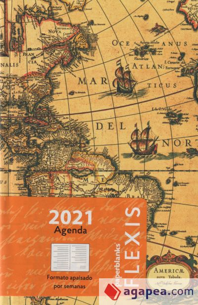 Agenda 2021 Hemisferio Occidental. Mini, apaisado 12 meses