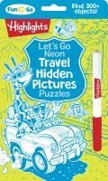 Portada de Let's Go Neon Travel Hidden Pictures Puzzles