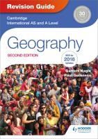 Portada de Cambridge International As/A Level Geography Revision Guide 2nd E