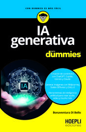 Portada de IA generativa para dummies