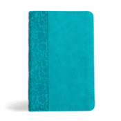 Portada de NASB Personal Size Bible, Teal Leathertouch