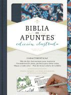 Portada de Rvr 1960 Biblia de Apuntes, Edición Ilustrada, Tela En Rosado y Azul