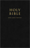 HOLY BIBLE: King James Version (KJV) Popular Gift and Award Black Leatherette Edition