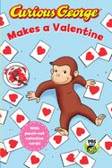 Portada de Curious George Makes a Valentine