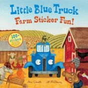 Portada de Little Blue Truck Farm Sticker Fun!