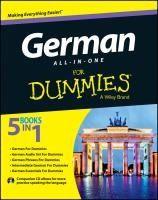 Portada de German All-In-One for Dummies, with CD