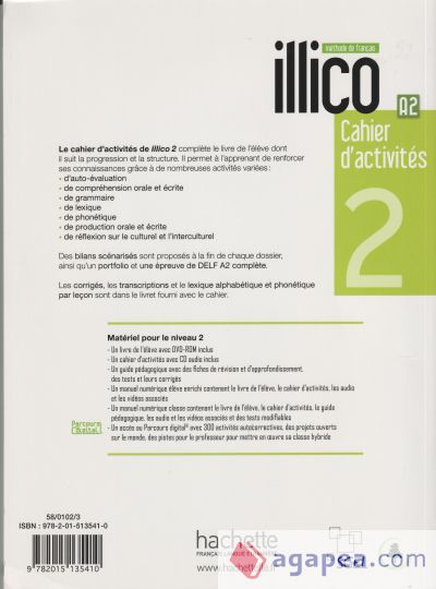 Illico A2.Cahier d'activités + CD AUDIO