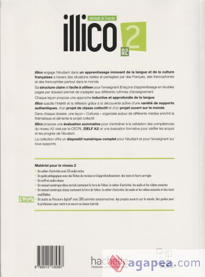 Illico A2. Livre de l'élève + DVD ROM