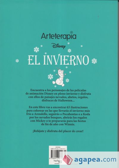 Arteterapia. El invierno Disney