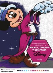 Portada de Colorea y descubre el misterio Disney. Mickey, Donald y compañía