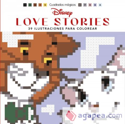 Cuadrados mágicos-Historias de amor Disney