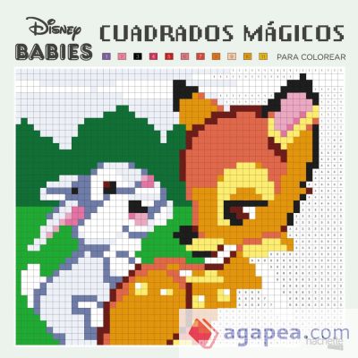 Cuadrados mágicos para colorear - Disney Babies