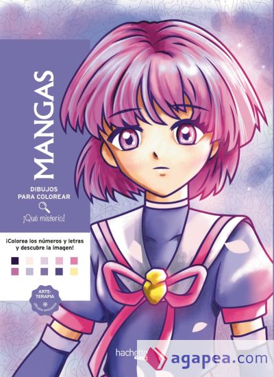 Dibujos para colorear. ¡Qué misterio! Mangas