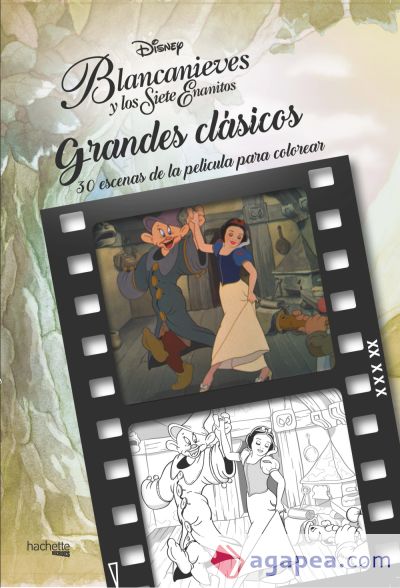 Grandes clásicos Disney para colorear-Blancanieves y los siete enanitos