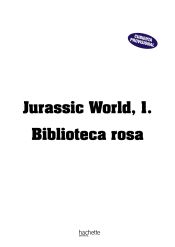 Portada de Jurassic World, 1. Biblioteca rosa