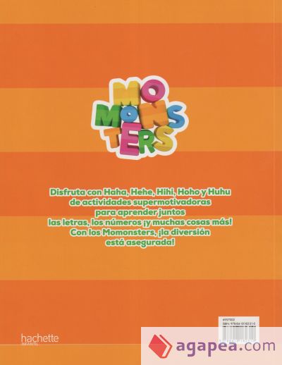 Letras y números con los Momonsters, 4-5 años