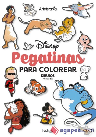 Pegatinas para colorear Disney