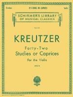 Portada de Kreutzer - 42 Studies Or Caprices