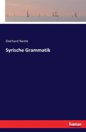 Portada de Syrische Grammatik