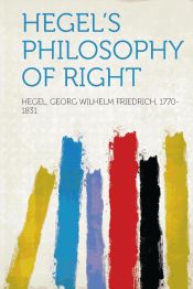 Portada de Hegel's Philosophy of Right