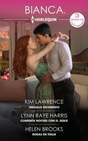 Portada de Orgullo escondido - Cuarenta noches con el jeque - Bodas en Italia