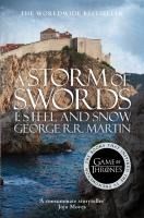 Portada de A Song of Ice and Fire 03. A Storm of Swords: Part 1. Steel and Snow