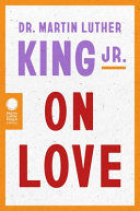 Portada de Dr. Martin Luther King Jr. on Love