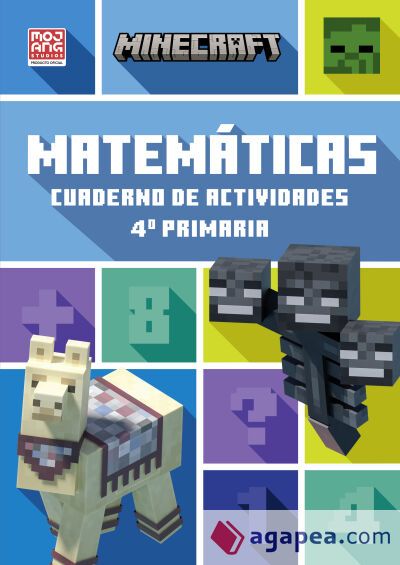 Minecraft oficial: cuaderno de actividades, Matem&aacute;ticas 4.&ordm; primaria