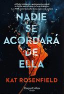 Portada de Nadie se acordará de ella