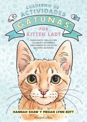 Portada de Cuaderno de actividades gatunas por Kitten Lady