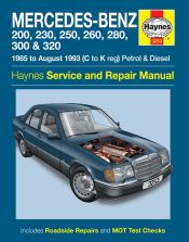 Portada de Mercedes-Benz 124 Series Petrol & Diesel (85 - Aug 93) Haynes Repair Manual