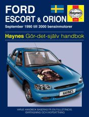 Portada de Ford Escort and Orion (1990 - 2000) Haynes Repair Manual (svenske utgava)