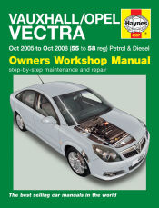 Portada de Vauxhall/Opel Vectra Petrol & Diesel (Oct 05 - Oct 08) Haynes Repair Manual