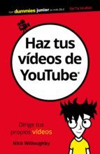 Portada de Haz tus vídeos de YouTube (Ebook)