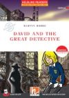 Helbling Readers Red Series, Level 1 / David and the Great Detective, mit Audio App + e-zone