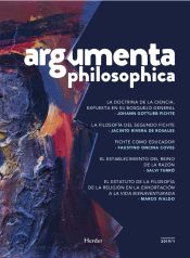 Portada de Argumenta philosophica 2019/1 (Ebook)