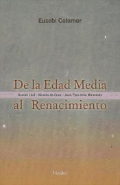 Portada de De la Edad Media al Renacimiento