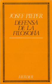 Portada de Defensa de la filosofía