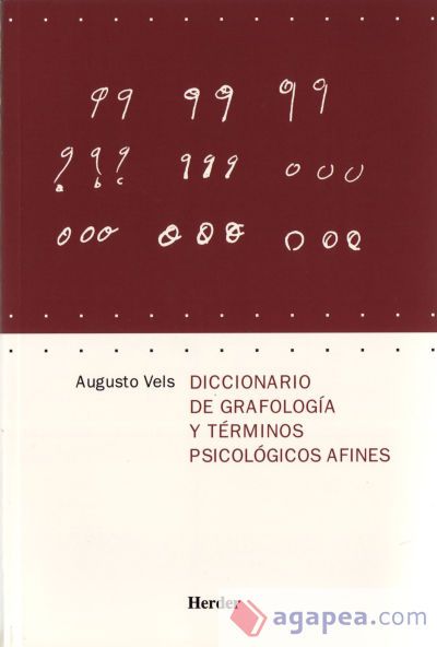 Diccionario de grafología y términos psicológicos afines Diccionario de grafología y términos psicológicos afines