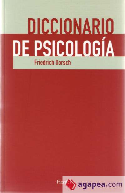 Diccionario de psicología