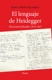 Portada de El lenguaje de Heidegger