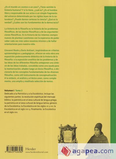 Historia de la filosof&iacute;a I. De la Antig&uuml;edad a la Edad Media