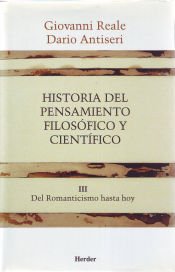 Portada de Historia del pensamiento filosófico y científico III