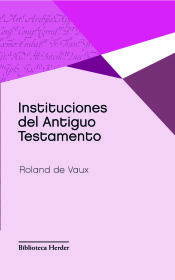 Portada de Instituciones del Antiguo Testamento