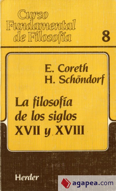 La filosofía de los siglos XVII y XVIII