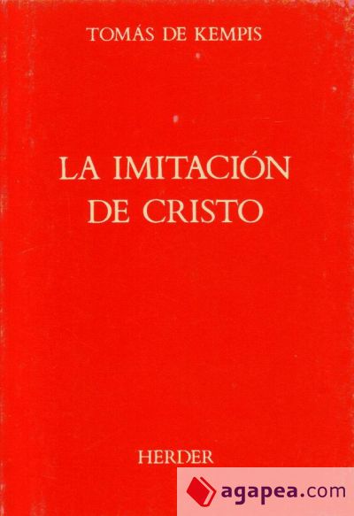 La imitación de Cristo