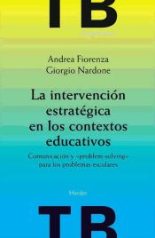 Portada de La intervención estratégica en los contextos educativos