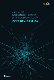 Portada de Manual de intervención clínica en psicogerontología