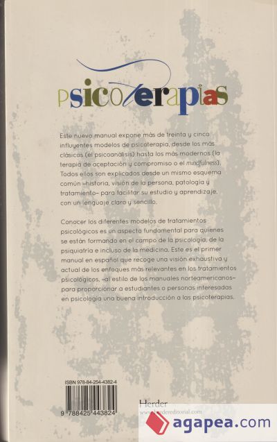 Manual de psicoterapias: Teoría y técnicas